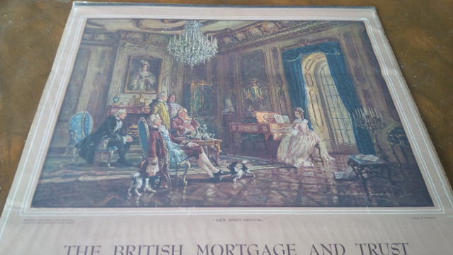 Old Calendar, British Mortgage and Trust Corporation of Ontario in Arts & Collectibles in Stratford - Image 3