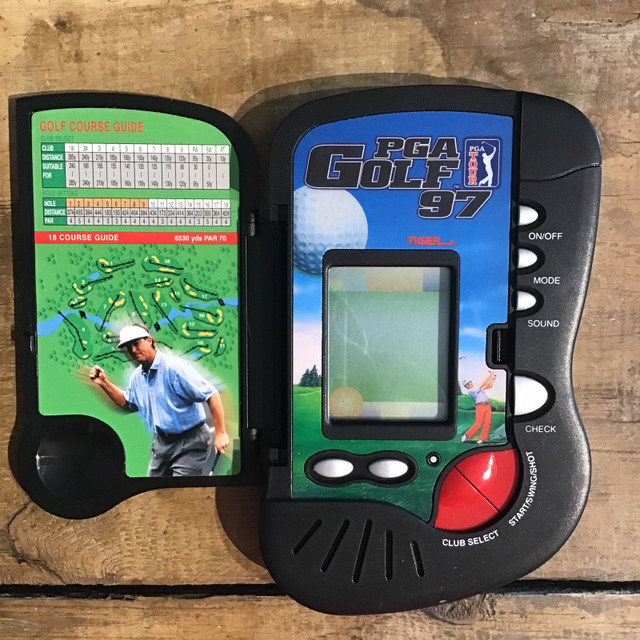 PGA Golf 97 by Tiger handheld electronic game in Toys & Games in Woodstock - Image 2