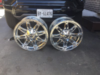 20 INCH FUEL CHROME WHEELS