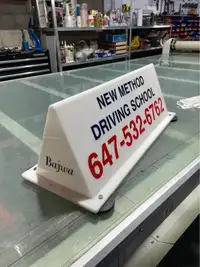 Customized Driving School Roof Signs