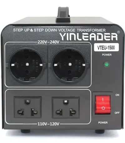 Yinleader 110V to 220/230V Europe Voltage Converter Transformer , View more