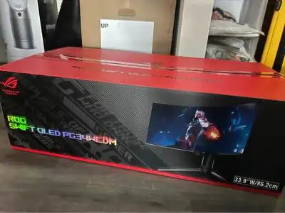 BRAND NEW! ASUS ROG Swift 34” 3440×1440 OLED Ultrawide 240Hz, View more
