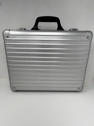 Rimowa Atkenoffer Aluminum Ridged Attache Briefcase NEW, View more