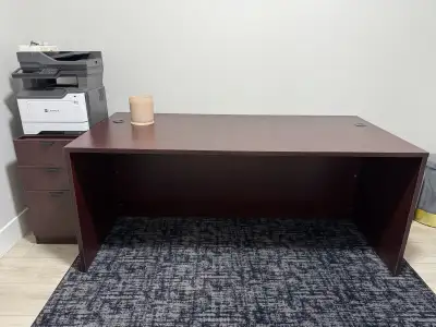 Office Desk + 2 Banks of Drawers + Chair for Sale, View more