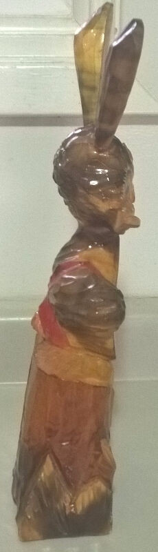 Vintage Old Russian Soviet Carved Wooden Figure Rabbit w/Guitar in Arts & Collectibles in Oshawa / Durham Region - Image 4