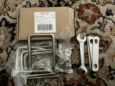For leaf springs, or whatever use. Stainless, strong, includes nuts & washers & other accessories. 3...
