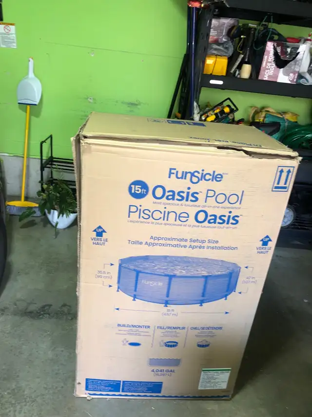 Funsicle 15ft oasis pool in Hot Tubs & Pools in Kitchener / Waterloo - Image 6