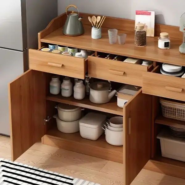 Wooden Kitchen Sideboard Buffet Cabinet in Hutches & Display Cabinets in Mississauga / Peel Region - Image 3