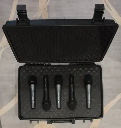 Sennheiser 5 piece microphone kit with waterproof case, View more