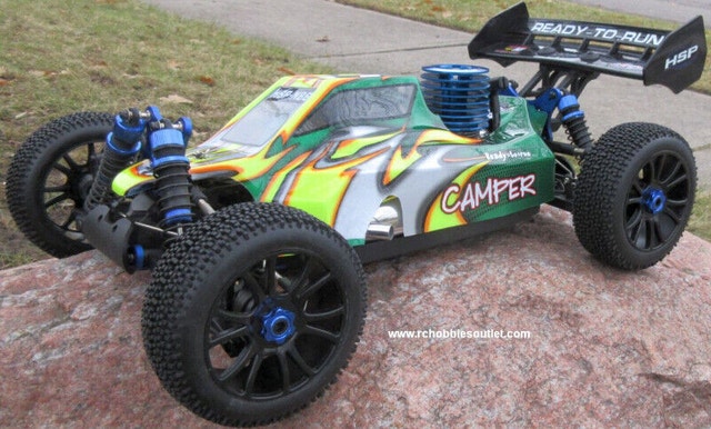 NEW RC RACE BUGGY / CAR 1/8 SCALE NITRO GAS 4.25cc 4WD RTR | Hobbies ...