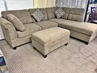 Brand New Sectional Sofa/Couch With ottoman available for sale