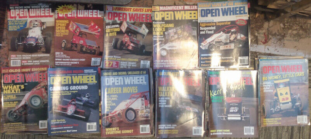 Open Wheel Racing magazines 1989 to 2001 in Other in Cole Harbour