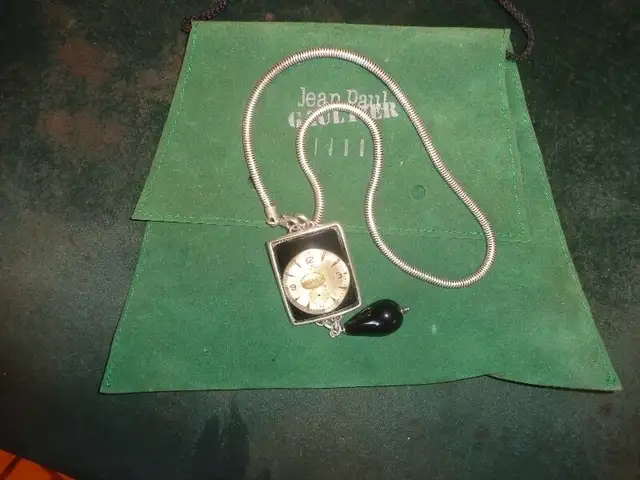 Jean Paul Gaultier Vintage Rare Steampunk " Watch " Necklace in Jewellery & Watches in Oshawa / Durham Region - Image 3