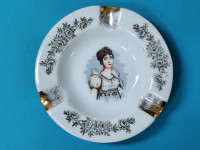 Vintage Limoges Empress Josephine Trinket Dish/Ashtray