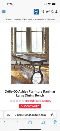 Wanted***Ranimar Bench from Ashley Furniture 