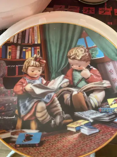 MJ Hummel plate “budding scholars”, View more