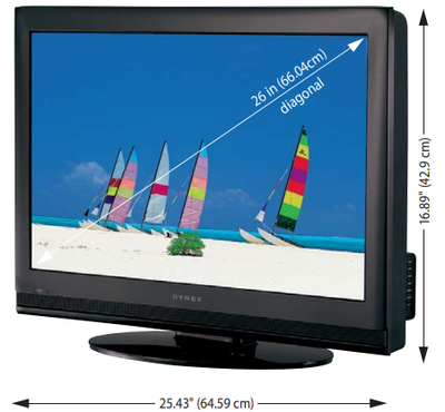 DYNEX digital HD TV, 26 inches，LCD，remote, View more