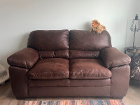 Brown Love Seat/Couch