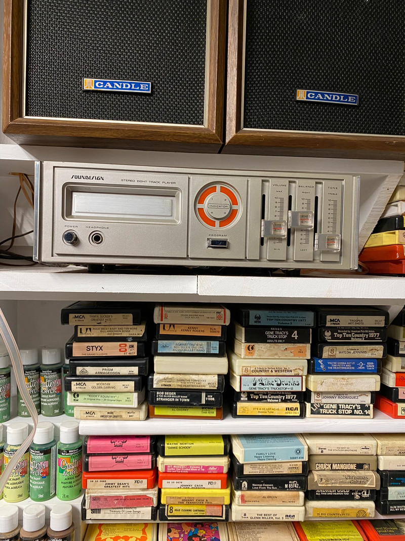 Used, 8-track & cassette players  for sale  