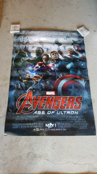 MARVEL AVENGERS AGE OF ULTRON MOVIE THEATRE MARQUEE POSTER