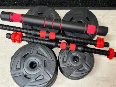 Dumbbell Weights 1.25Kg / 1.5Kg / 2Kg /2.5Kg Never used, but hubby says they are missing one lock. C...