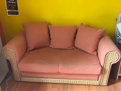 Sofabed (folded out to a bed), View more