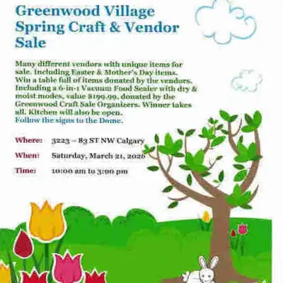 Greenwood Village Craft & Vendor Sale, View more
