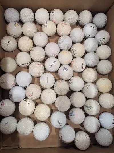 60 Mixed Good Used Golf Balls Various Brands Titleist Callaway, View more