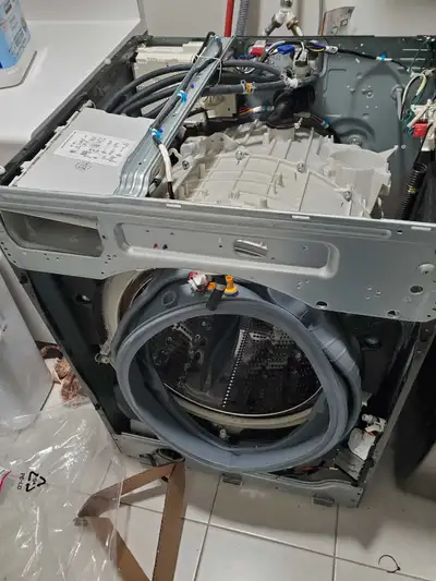 Appliance repair - washer repair with gasket replacement , View more