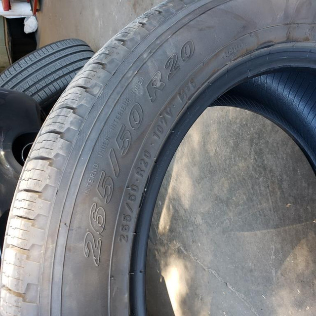 PIRELLI SCORPION VERDE ALL SEASON TIRES – LIKE-NEW 265/50R20 in Tires & Rims in Barrie - Image 4