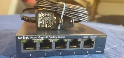 TP-Link TL-SG105 5 Port Gigabit Ethernet Switch Network Hub Spit, View more