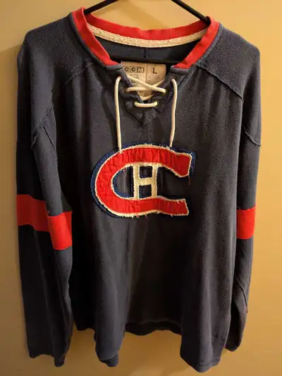Vintage Montreal Canadians sweater size L, View more