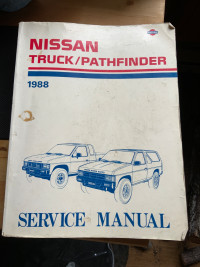 Shop manual for Nissan Pathfinder/Truck