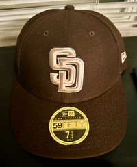 Men's San Diego Padres New Era Brown Alternate 2020 Fitted 7 1/2