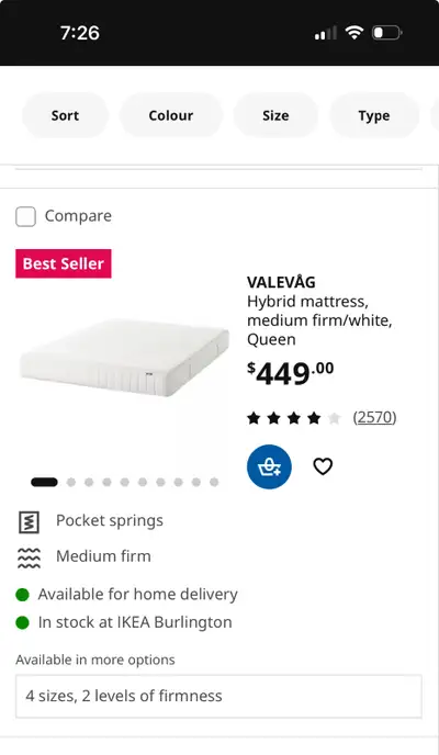 IKEA bed frame, View more