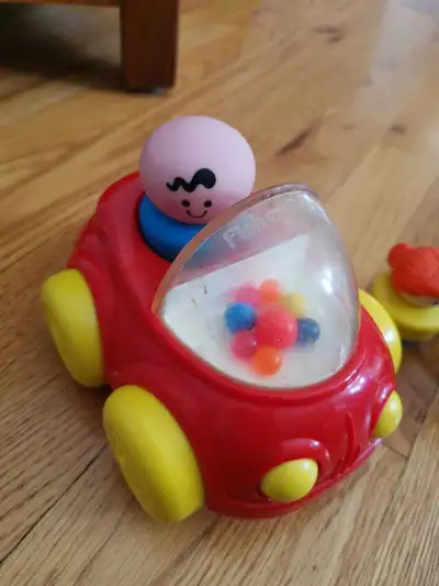 Fisher Price Vintage Pop it Toy Car, View more