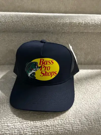 BNIB Bass Pro Navy Hat, View more
