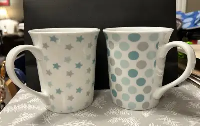  Set of two coffee mugs, View more