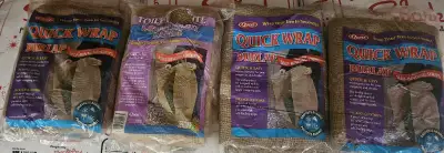 4 pkg of quick rap burlap, View more
