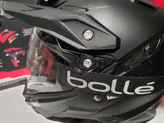 AFX FX-41DS Racing Helmet + EVS R4 RACE COLLAR in Motorcycle Parts & Accessories in Ottawa - Image 2