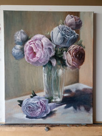 Painting "Bouquet". Handmade, streched canvas, oil