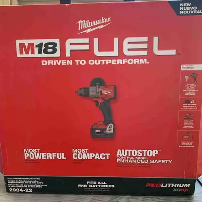brand new M18 Milwaukee  drill , View more