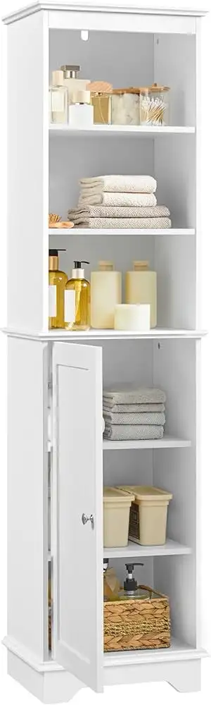 Freestanding Tall Slim Storage Cabinet with 3 Shelves & Door in Home Décor & Accents in Markham / York Region - Image 11