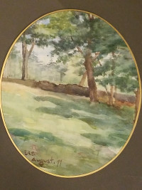 Edith Agnes Smith “Marlborough Woods, Halifax” original painting