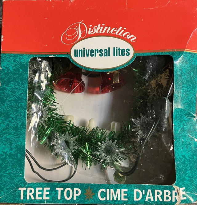 Vintage Christmas Tree Top Lights Arts & Collectibles Winnipeg Kijiji