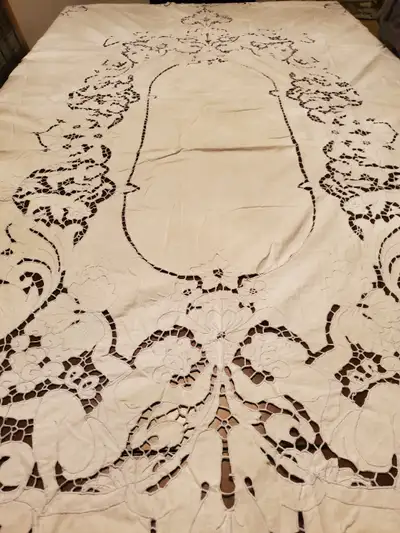 vintage table cloth, View more