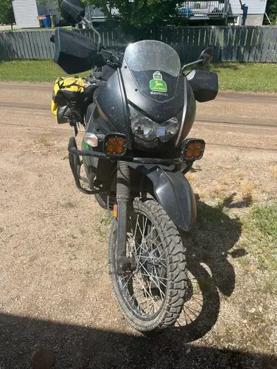 37,500km Dirttracks full body crash bar and pannier rack Nelson Rigg bags 16 tooth front sprocket De...