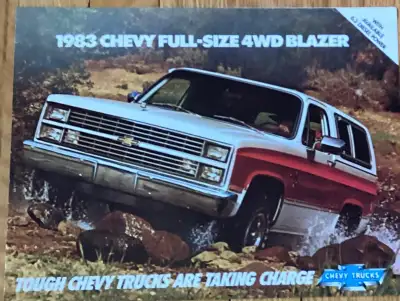 CHEY BLAZER BLAZER BROCHURE FOR SALE, View more