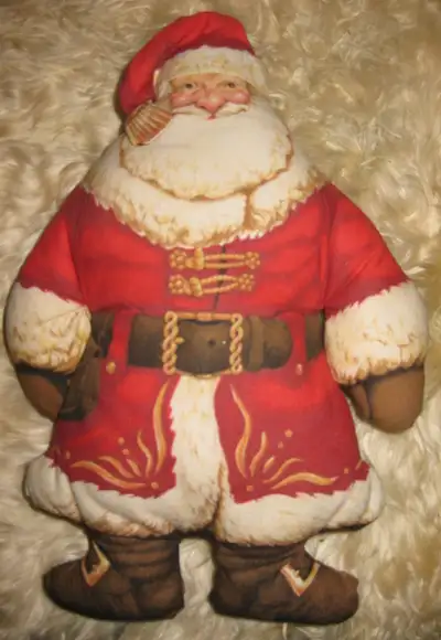 Vintage Toy Works Cloth Santa Clause, View more