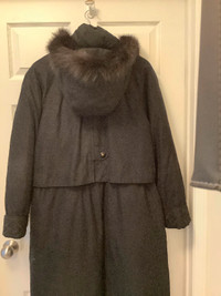 Gently used full length winter coat